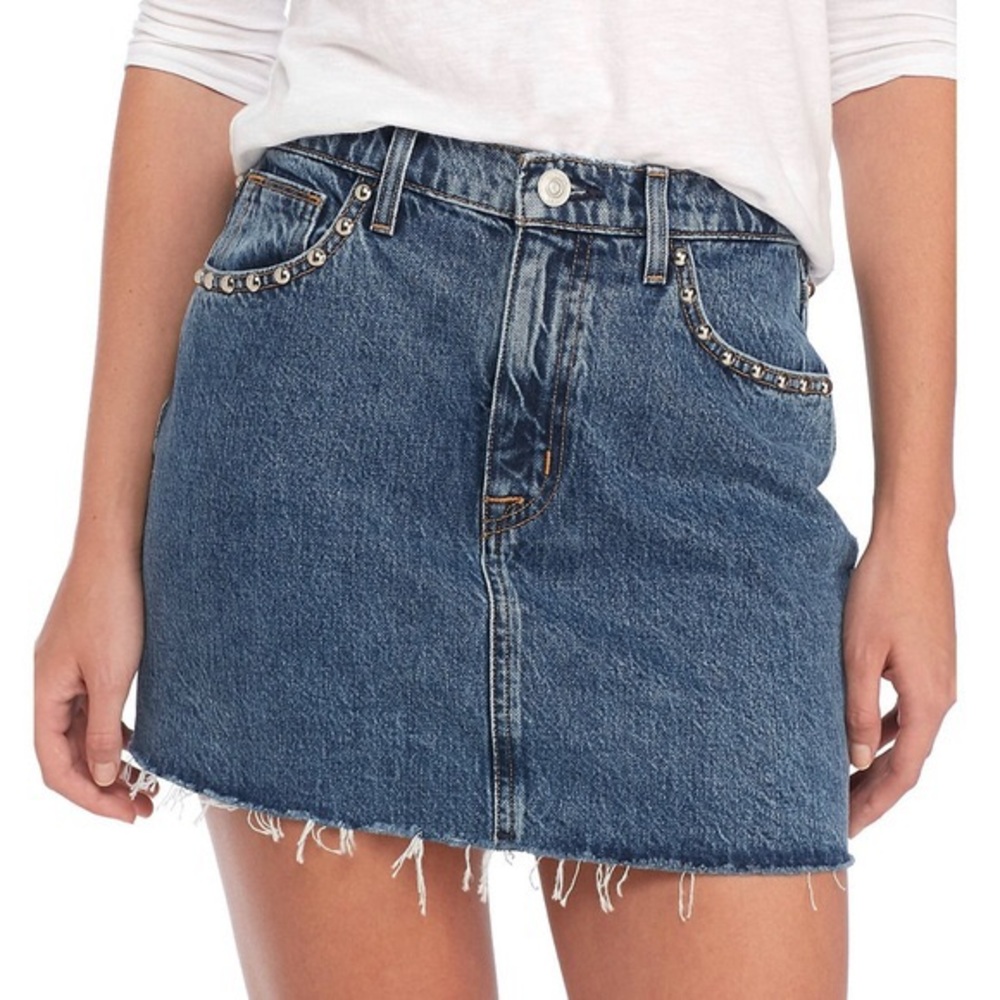 Hudson The Viper Mini Skirt in Vibrant Life